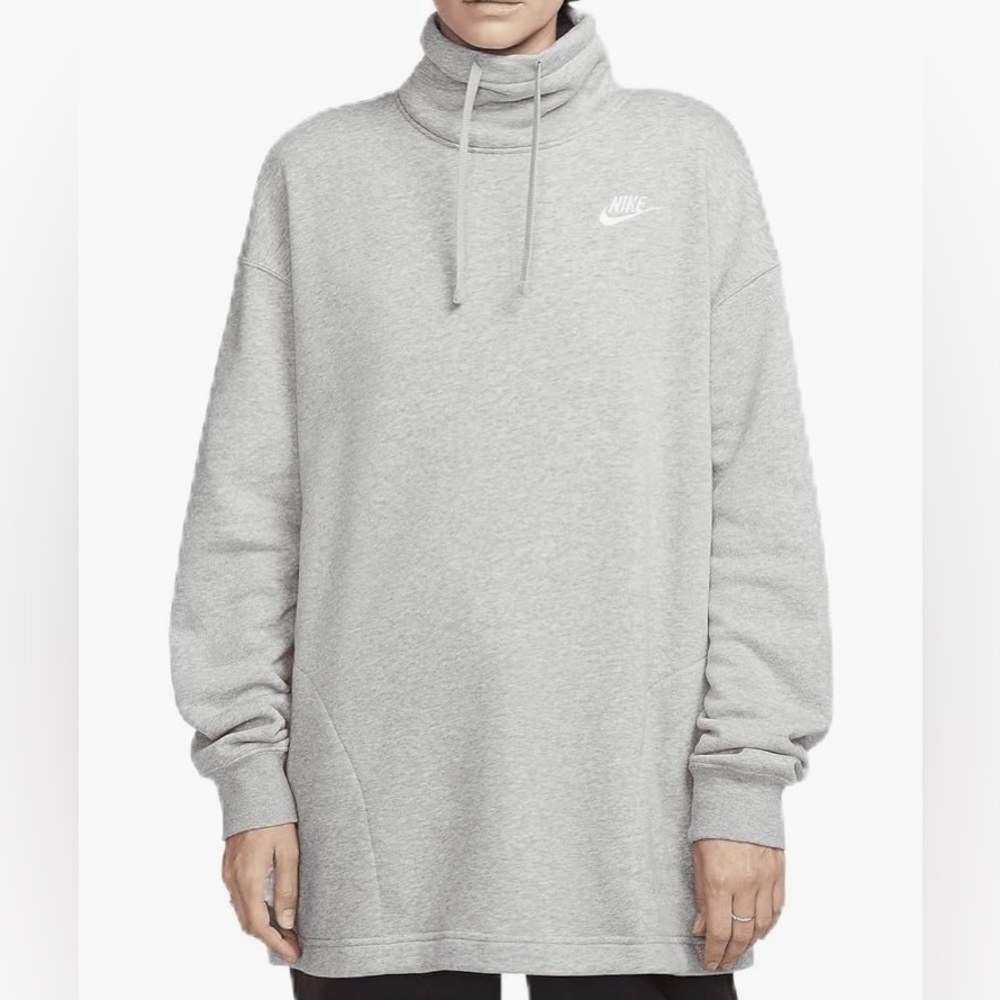 Mock Neck Oversized Sweater